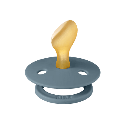 BIBS Speen Maat 2 Latex Anatomical Baby Blue/Petrol 2st koop je bij Babywinkel