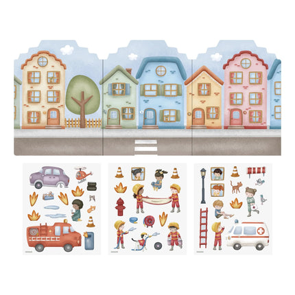 Little Dutch Stickerboek Brandweer Jim