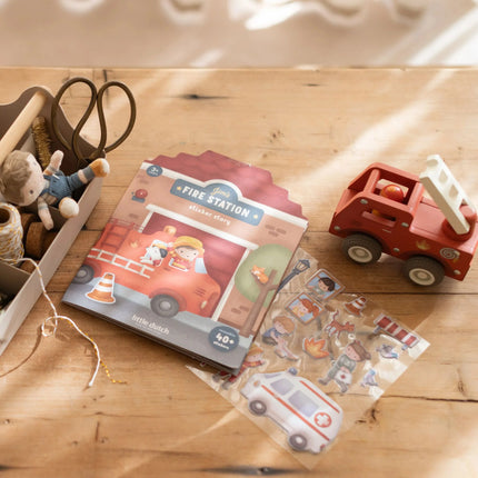 Little Dutch Stickerboek Brandweer Jim