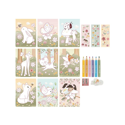 Little Dutch Livre de coloriage Rosa