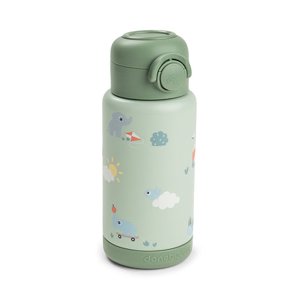 <tc>Done by Deer</tc> Bouteille à paille Thermos Playground Green 340 ml