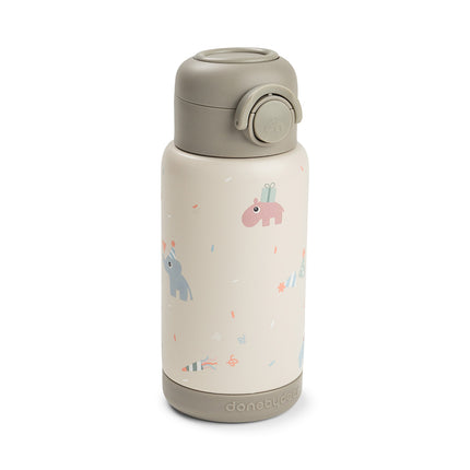<tc>Done by Deer</tc> Bouteille à paille Thermos Celebration Sand 340 ml