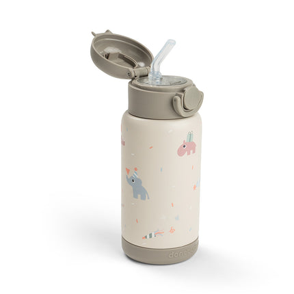 <tc>Done by Deer</tc> Bouteille à paille Thermos Celebration Sand 340 ml