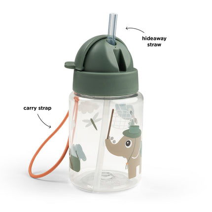 <tc>Done By Deer</tc> Gobelet à paille Tiny Trails Green 280 ml