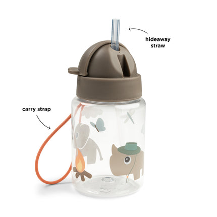 <tc>Done By Deer</tc> Gobelet à pailles Tiny Trails Sand 280 ml
