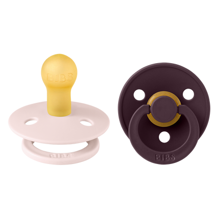 <tc>BIBS</tc> Sucettes Couleur 2 PACK Pétale/Plum Taille 1