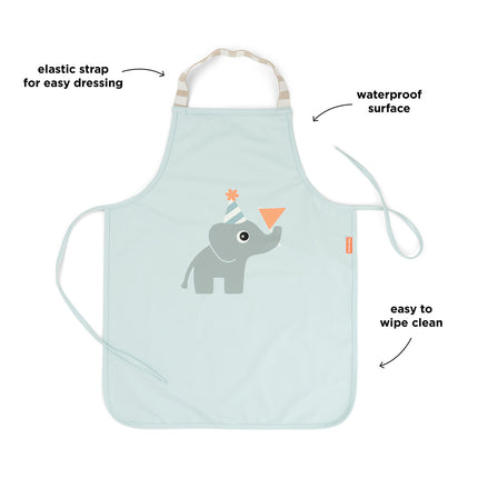 Tablier imperméable Célébration Bleu