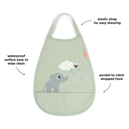 Bavoir à bretelles Elphee Green