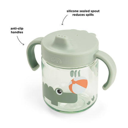 <tc>Done by Deer</tc> Petit gobelet avec bec verseur et anses Playground Green