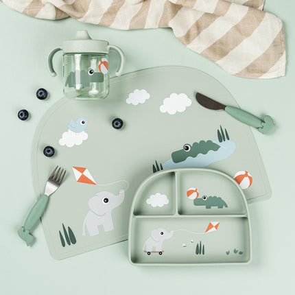 <tc>Done by Deer</tc> Petit gobelet avec bec verseur et anses Playground Green