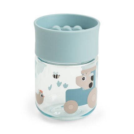 <tc>Done by Deer</tc> Tasse d'apprentissage 360 degrés Tiny Farm Bleu