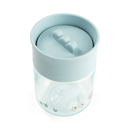 <tc>Done by Deer</tc> Tasse d'apprentissage 360 degrés Tiny Farm Bleu