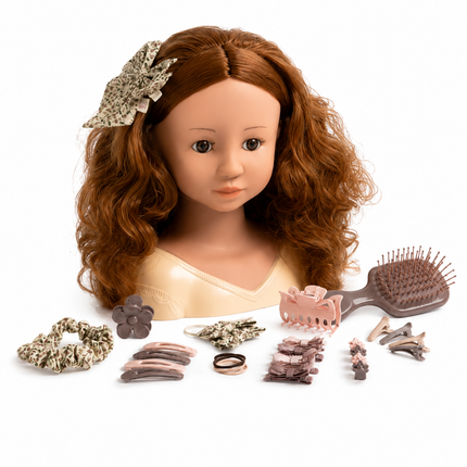 Poupée de coiffure Konges Sløjd avec des accessoires pour les cheveux