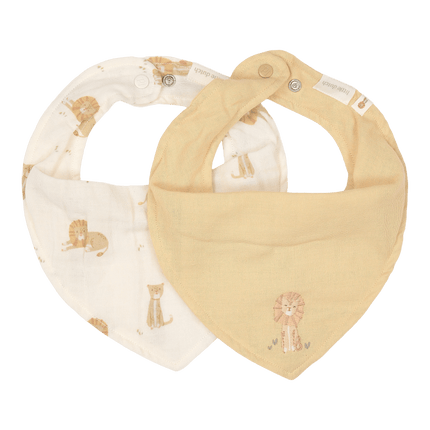 Little Dutch Bavoir Safari Leo, lot de 2