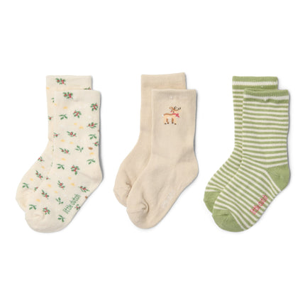 Paquet de 3 chaussettes Petit Noël