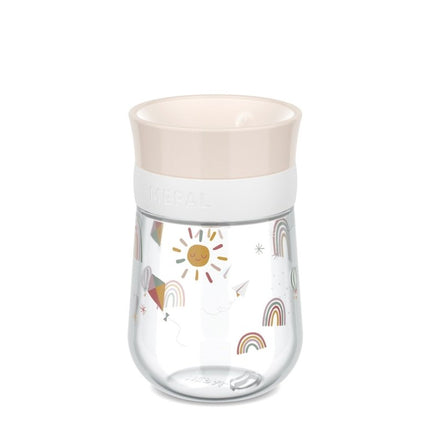 360° drinkbeker Mepal Mio 300 ml - Sunshine & Rainbow - Babywinkel - 8720294055396