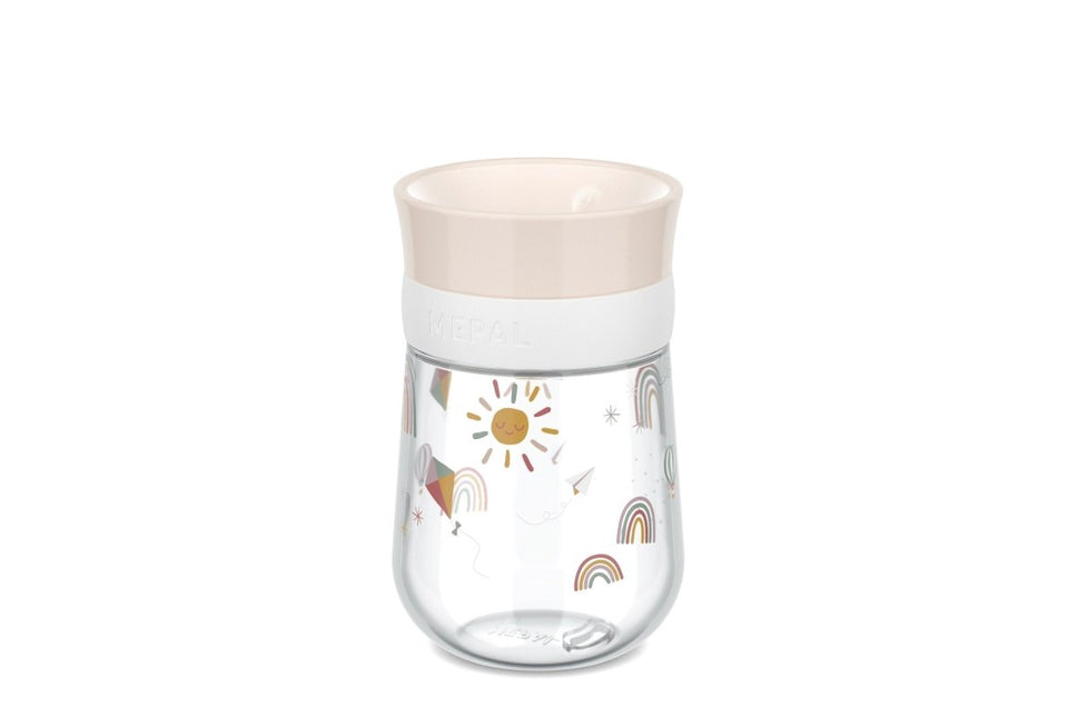 360° drinkbeker Mepal Mio 300 ml - Sunshine & Rainbow - Babywinkel - 8720294055396