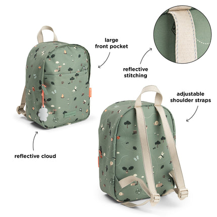 <tc>Done By Deer</tc> Sac à dos Tiny Trails Green 7,5 litres