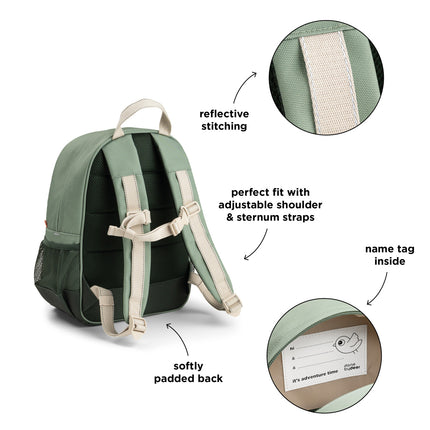 <tc>Done By Deer</tc> Sac à dos Tiny Trails Green 13 L