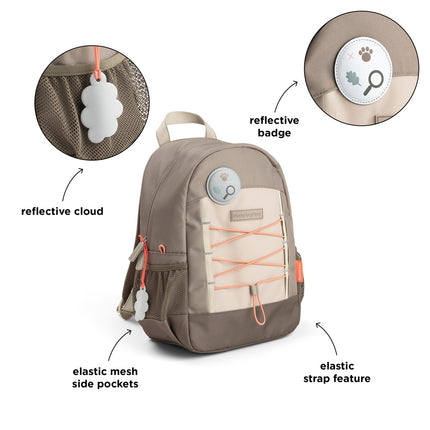 <tc>Done By Deer</tc> Sac à dos Tiny Trails Sand 13 L