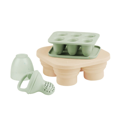 <tc>Babymoov</tc> Lot de petits récipients en silicone + jouet à mordiller