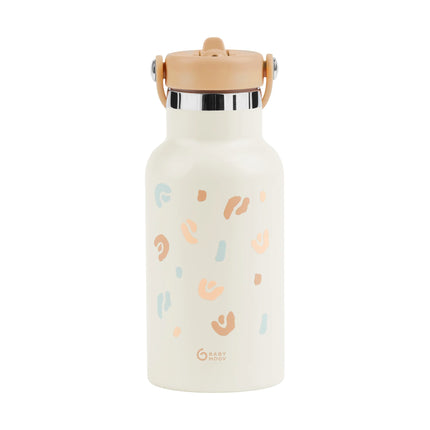 <tc>Babymoov</tc> Gourde isotherme en acier inoxydable Little Explorer, couleur ivoire