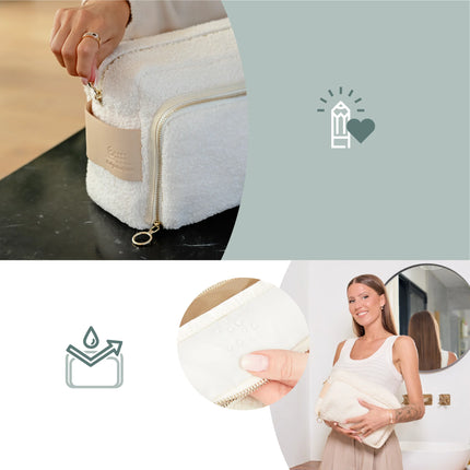 <tc>Babymoov</tc> x @babyatoutprix Trousse de toilette pour bébé Curl White