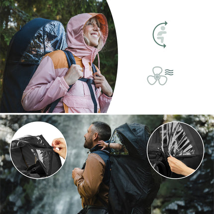 <tc>Babymoov</tc> Housse de pluie<tamp>pour porte-bébé</tamp>Moov<tamp>Hike</tamp>