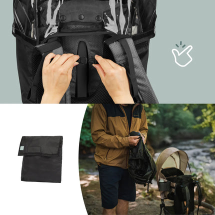 <tc>Babymoov</tc> Housse de pluie<tamp>pour porte-bébé</tamp>Moov<tamp>Hike</tamp>