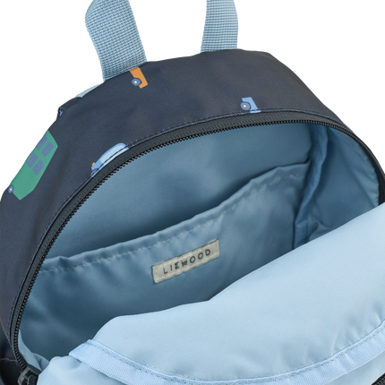 <tc>Liewood</tc> Sac à dos Andreas Cars/Classic bleu marine