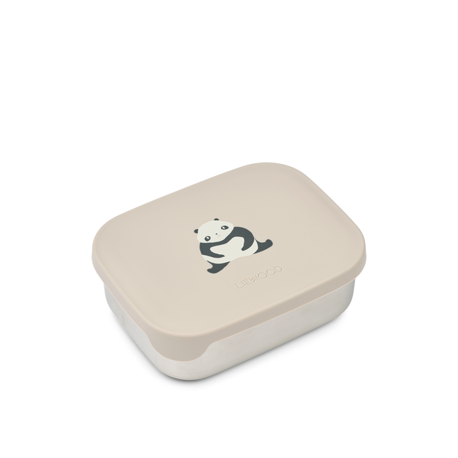 Boîte à lunch en acier inoxydable Panda/Sandy/Gris foncé