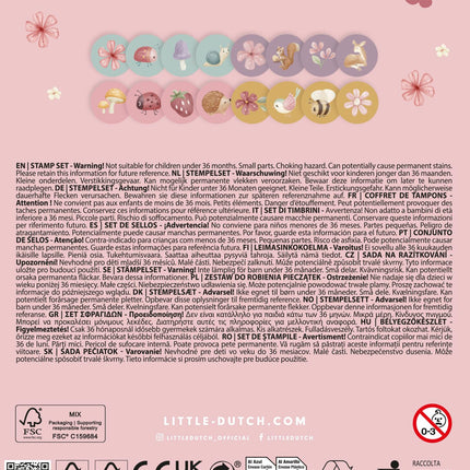 <tc>Little Dutch</tc> Set de tampons Jardin des fées 12pcs