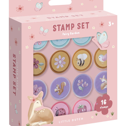 <tc>Little Dutch</tc> Set de tampons Jardin des fées 12pcs