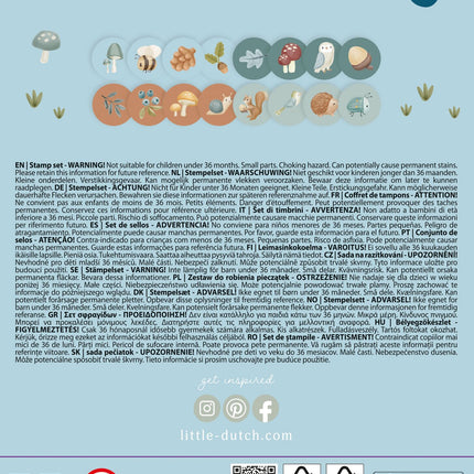 <tc>Little Dutch</tc> Set de tampons Forest Friends 12pcs