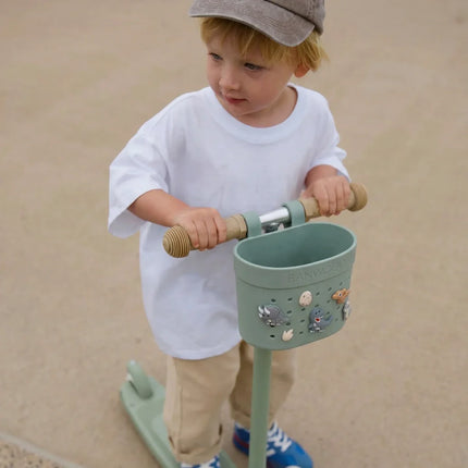 <tc>Banwood</tc> Panier pour trottinette et vélo d'enfant Pin<tamp>Ride Clay</tamp>