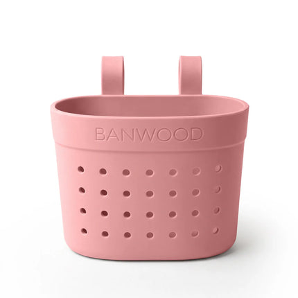 <tc>Banwood</tc> Panier pour trottinette et vélo Pin<tamp>Ride Raspberry</tamp>