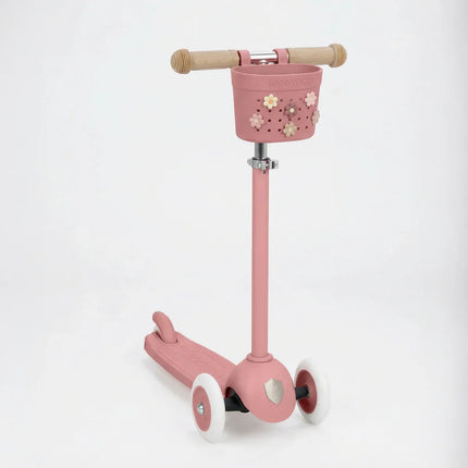 <tc>Banwood</tc> Panier pour trottinette et vélo Pin<tamp>Ride Raspberry</tamp>