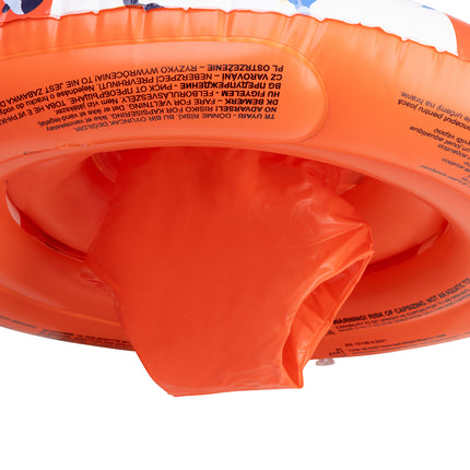<tc>Swim Essentials</tc> Bouée pour bébé blanche et rouge à rayures océaniques, 0-1 an