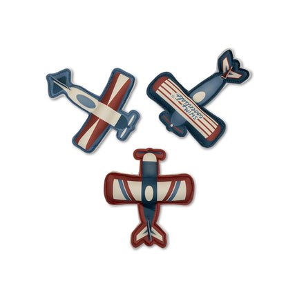 Copains de plongée en avion