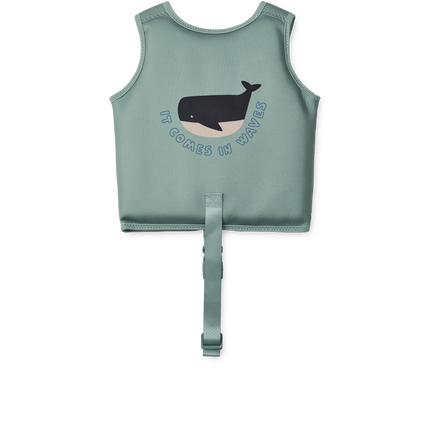 Gilet de sauvetage Liewood Dove It comes in waves / Peppermint