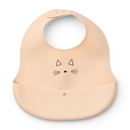 <tc>Liewood</tc> Bavoir Ember Cat Appleblossom/Tuscany rose