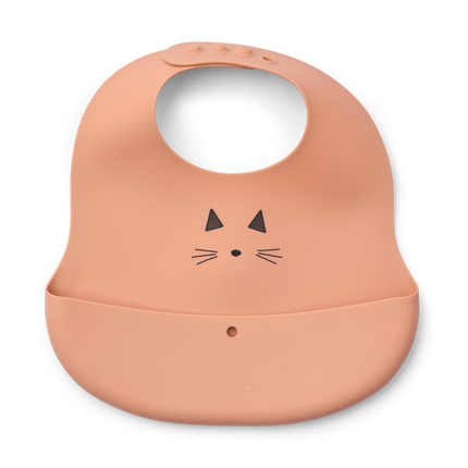 <tc>Liewood</tc> Bavoir Ember Cat Appleblossom/Tuscany rose