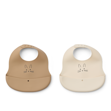 <tc>Liewood</tc> Bavoir Ember Rabbit Sandy/Oat