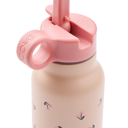 <tc>Liewood</tc> Gourde Falk Mini Cherry heart/Rosey 350 ml