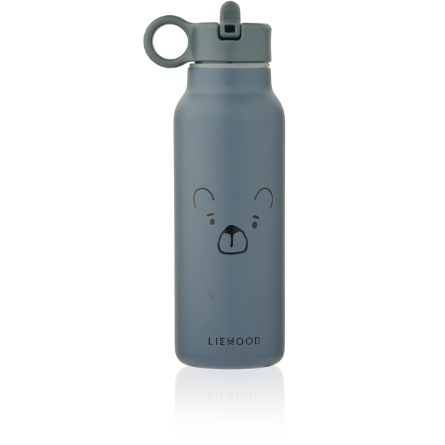 <tc>Liewood</tc> Gourde Falk Mr Bear, motif baleine, bleu