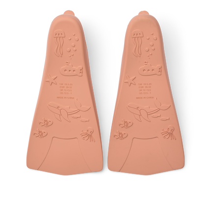 Gustav Imprimé Flippers Peach Tuscany Rose