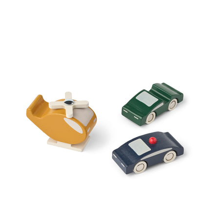 Liewood Voitures miniatures Jordy, lot de 3