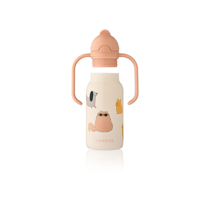 <tc>Liewood</tc> Bouteille d'eau Kimmie Cats and Dogs/Sandy 250 ml