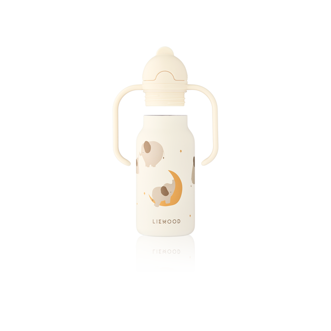 <tc>Liewood</tc> Bouteille d'eau Kimmie Elephant/Crème de la crème 250 ml