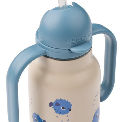 <tc>Liewood</tc> Bouteille d'eau Kimmie Pufferfish/Sandy 250 ml